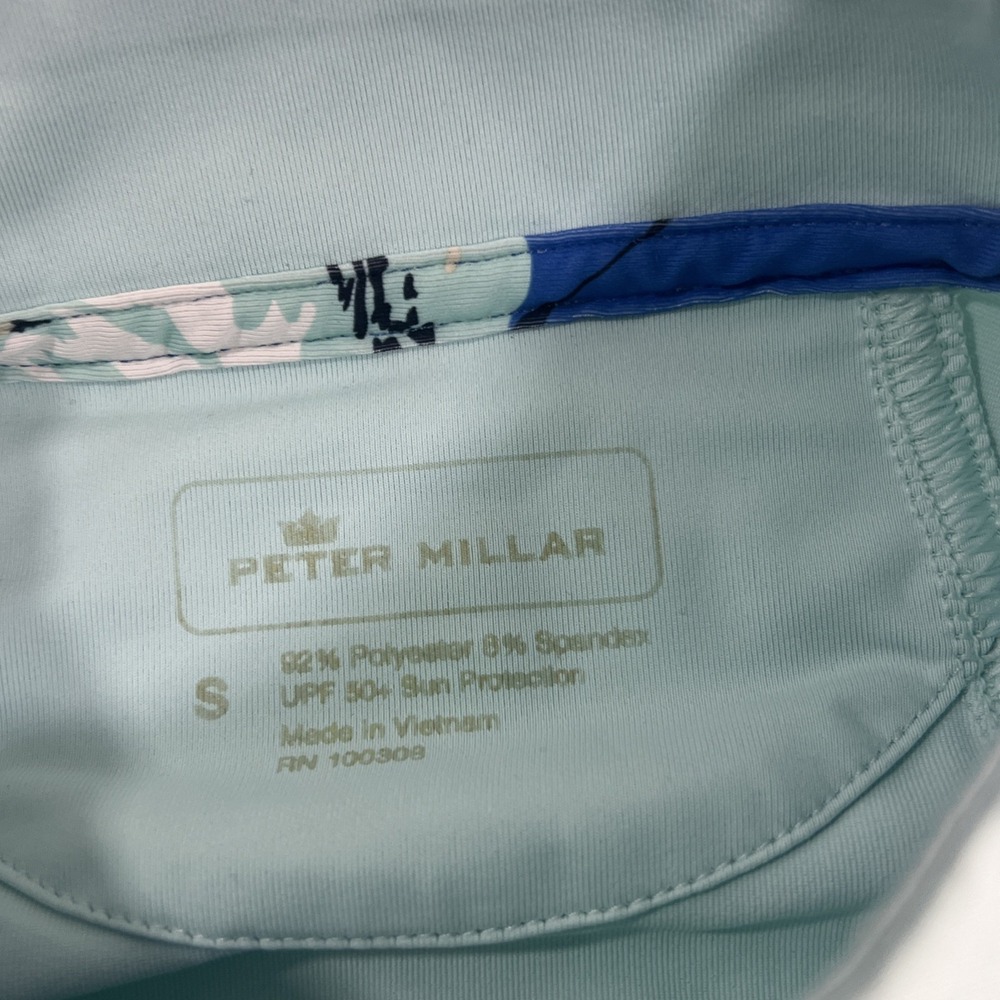 Peter Millar Shirt S Mint Sun Comfort Gorpcore Base Layer Performance Athletic - Picture 7 of 7